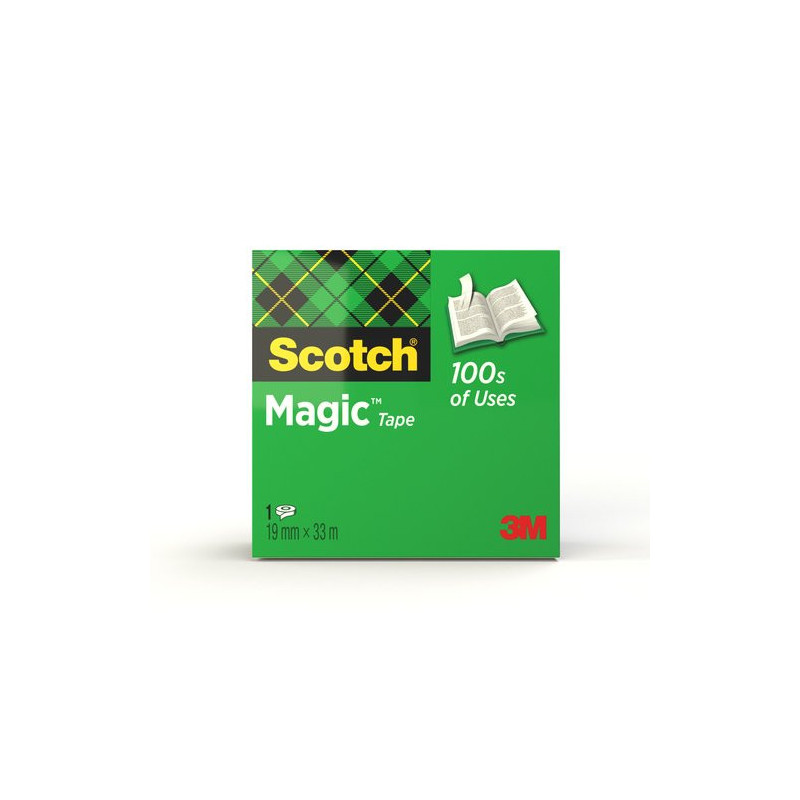 Cinta adhesiva invisible Scotch Magic 33 m x 19 mm