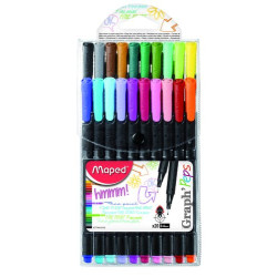 Rotuladores Maped Graph'Peps estuche de 20