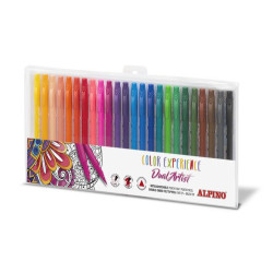 Rotuladores Alpino Dual Artist estuche de 24