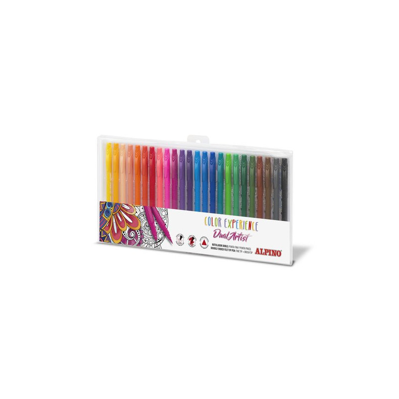 Rotuladores Alpino Dual Artist estuche de 24