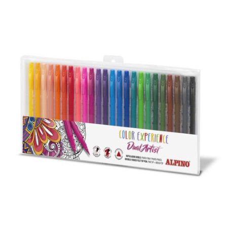 Rotuladores Alpino Dual Artist estuche de 24