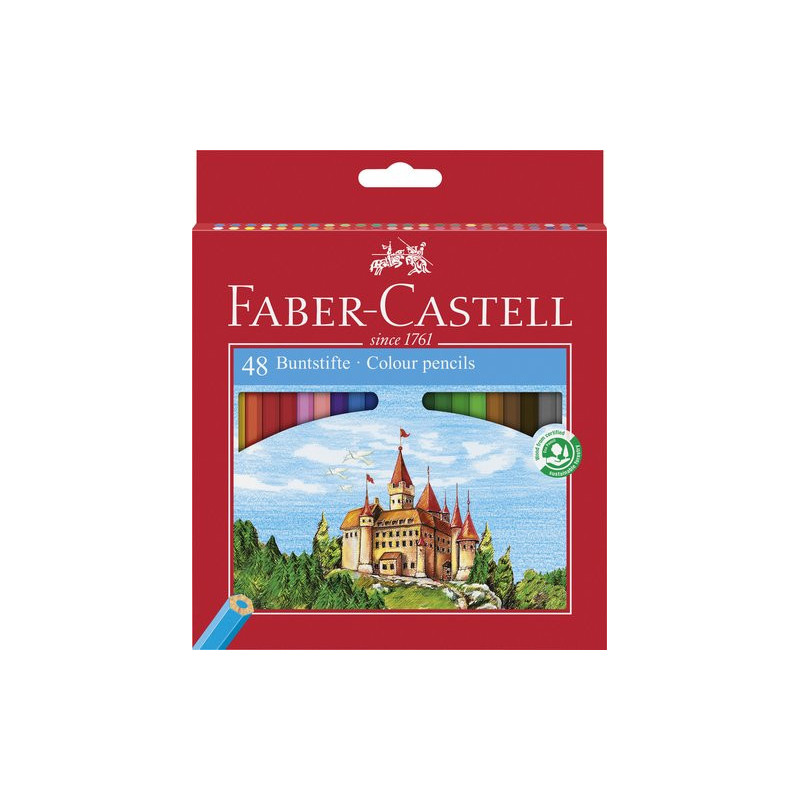 Lápices de colores Faber-Castell estuche de 48
