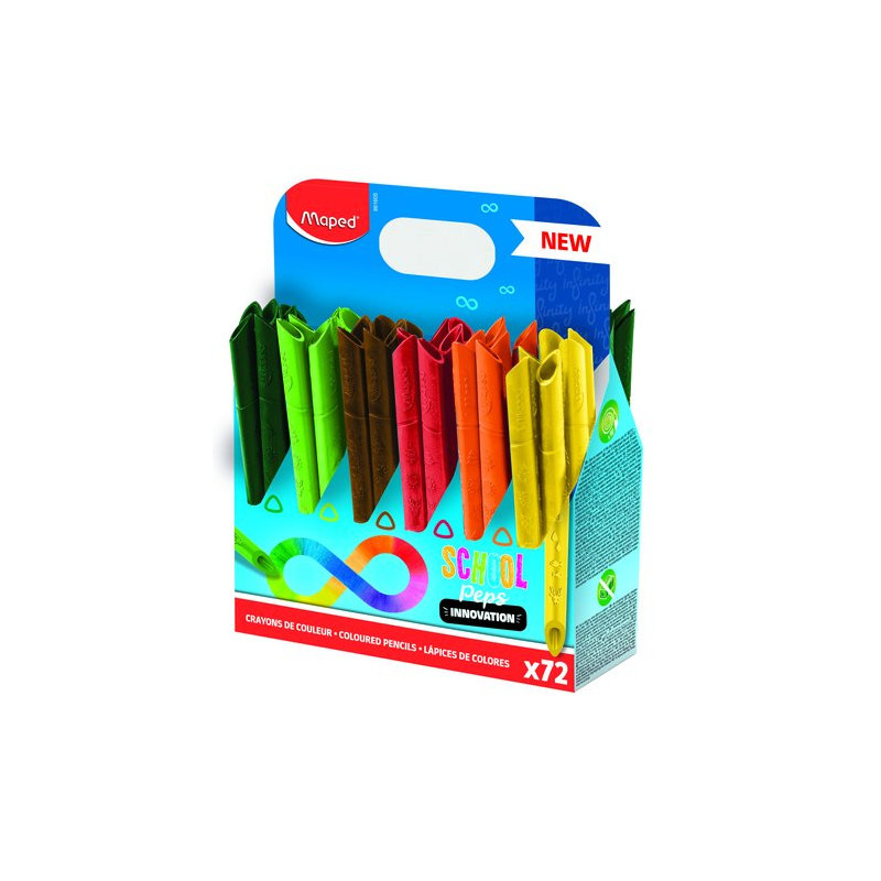 Lápices de colores Maped Infinity pack de 72
