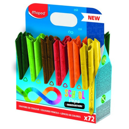 Lápices de colores Maped Infinity pack de 72