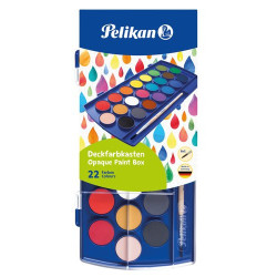Acuarelas Pelikan estuche de 22 colores con pincel