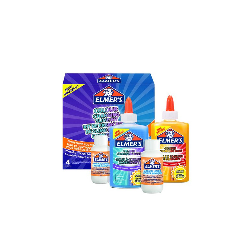 Kit de slime Elmer's cambia color