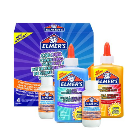 Kit de slime Elmer's cambia color
