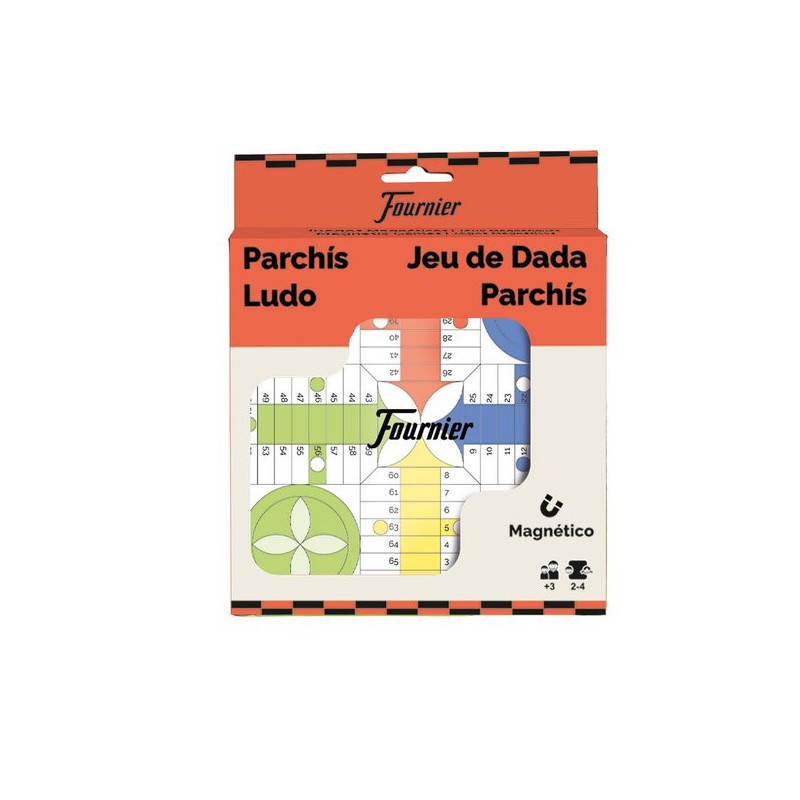 Parchís magnético de viaje Fournier 16 cm