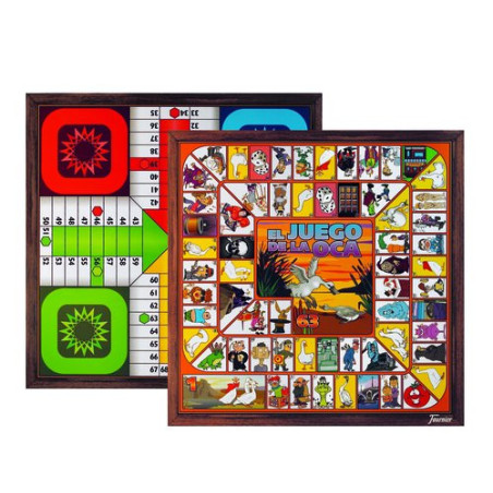 Tablero de parchís y oca Fournier 40x40 cm