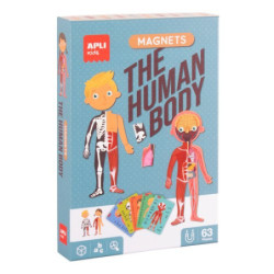 Juego magnético Apli Kids El cuerpo humano 63 piezas