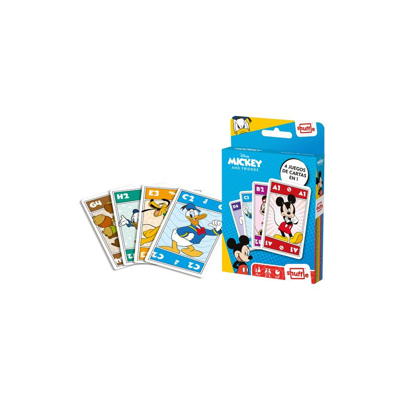 Juego de cartas Shuffle Mickey y sus amigos