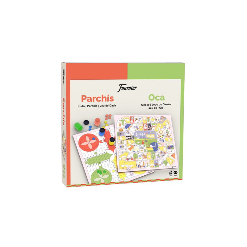 Parchís y oca Fournier 33 cm con accesorios
