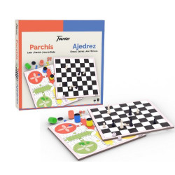 Parchís y ajedrez Fournier 40 cm con accesorios