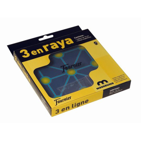 Tres en raya magnético de viaje Fournier 16 cm