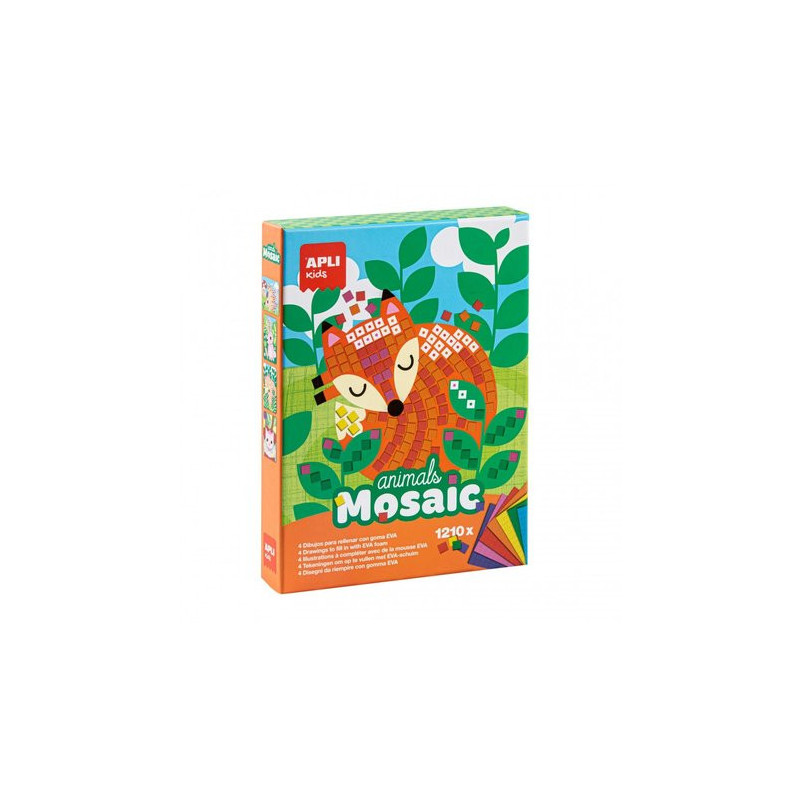 Kit Apli Kids Mosaico de goma EVA Animales