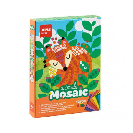 Kit Apli Kids Mosaico de goma EVA Animales