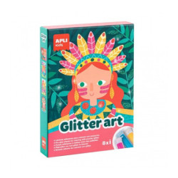 Kit de manualidades Apli Kids Glitter Art