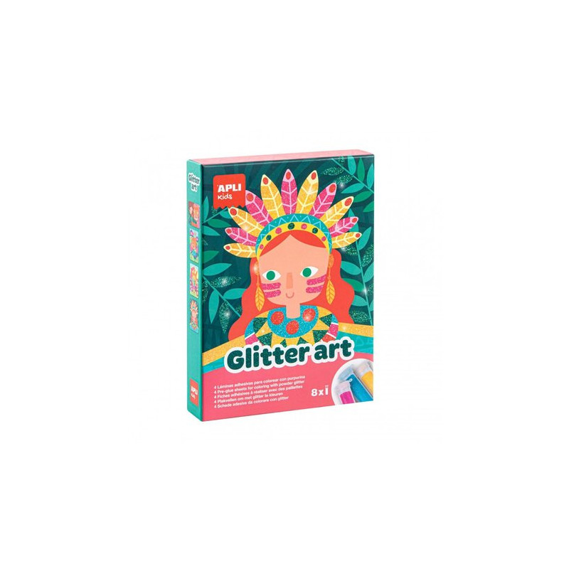 Kit de manualidades Apli Kids Glitter Art
