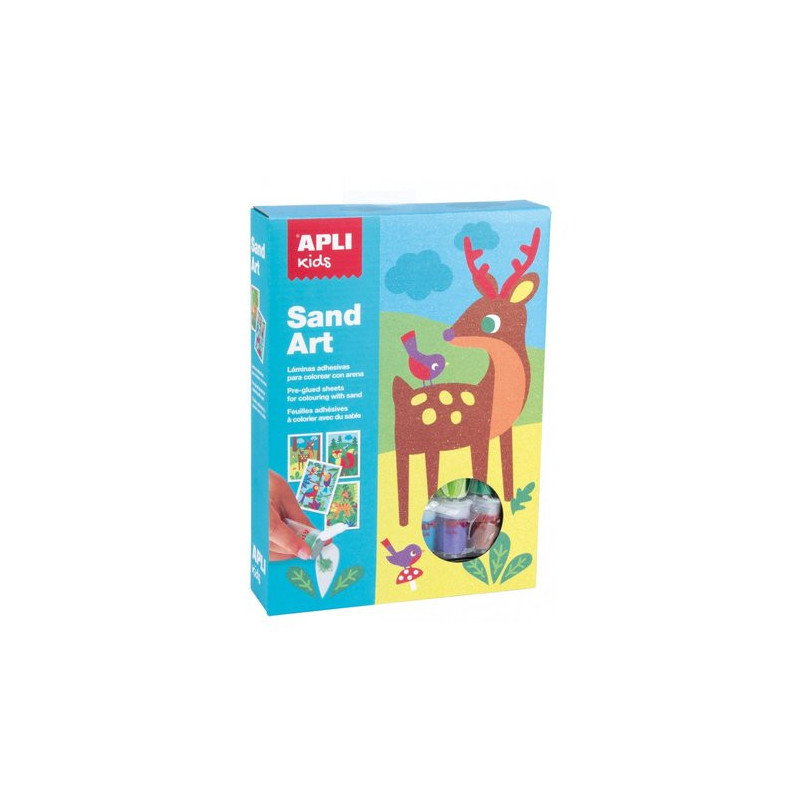 Kit Apli Kids Sand Art Colorea con arena