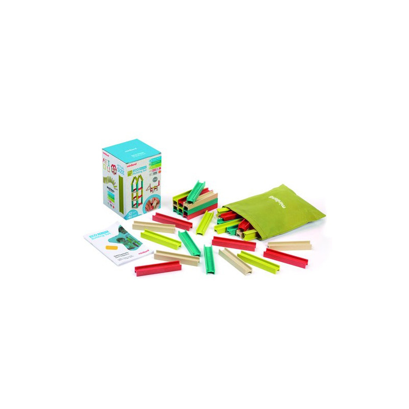 Juego de construcción Miniland Eco Beams
