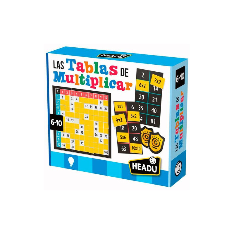 Juego educativo Headu Las tablas de multiplicar
