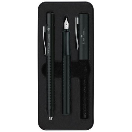 Juego Faber-Castell Grip 2011 bolígrafo y pluma negro