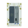 Estuche Parker Jotter bolígrafo y pluma de acero cromado