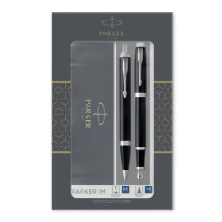 Estuche Parker IM bolígrafo y pluma negro