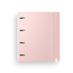 Carpebloc Carchivo Soft A4 4 anillas con 100 hojas rosa